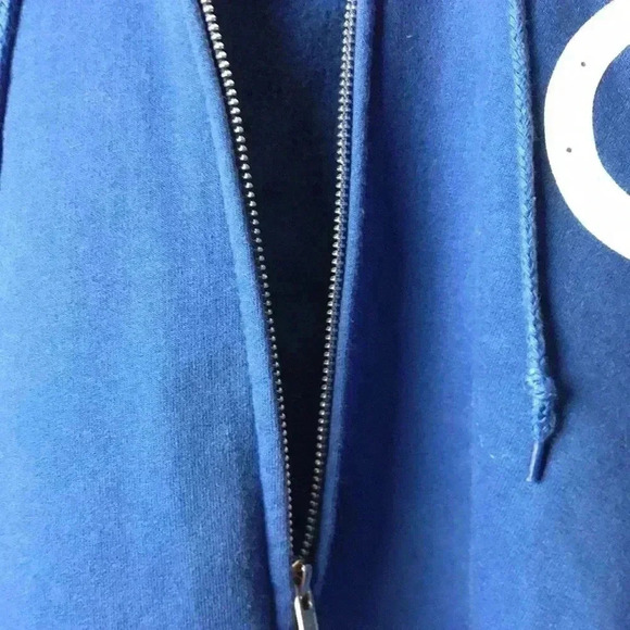 NFL APPAREL INDIANAPOLIS COLTS MENS SIZE 2XL HOODED SWEATSHIRT FULL ZIP FRONT - Picture 5 of 11